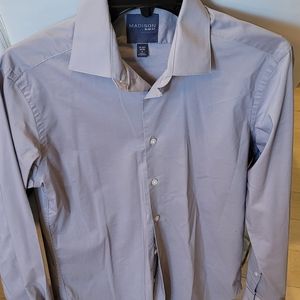 Mens Madison Size S 14-14 1/2 32/33 Slim Fit  Button Up